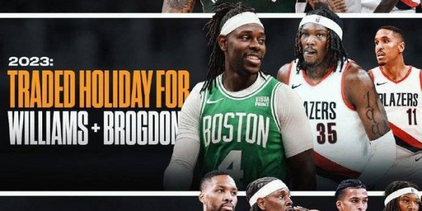 开拓者曾先后送走利拉德和霍乐迪 现今二人波特兰联手