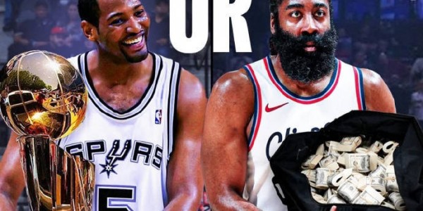 霍里:我愿用4个戒指换哈登赚的钱 但我更喜欢冠军